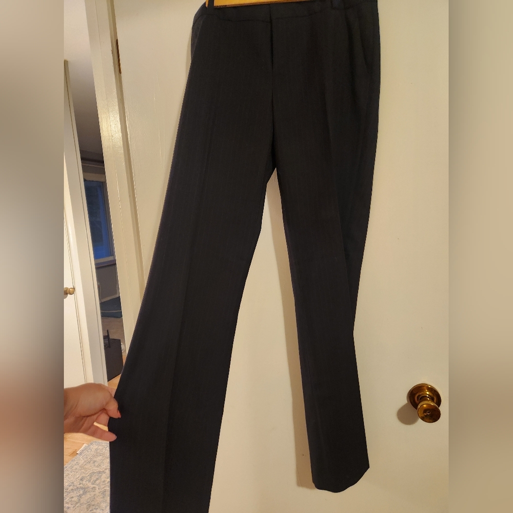 Banana Republic Charcoal Pinstripe Pants